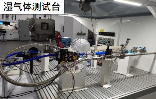 Humidity gas test bench
