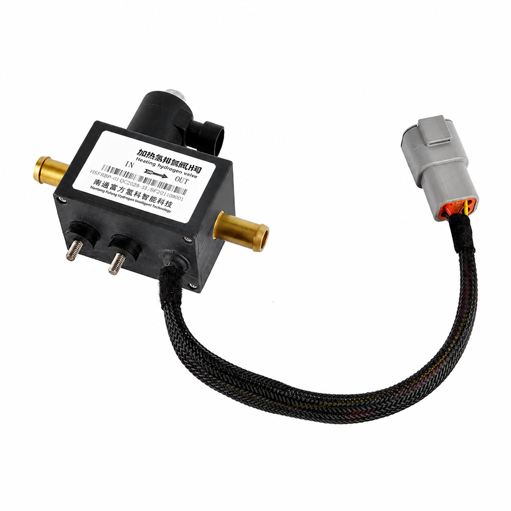 Heating hydrogen needle valve