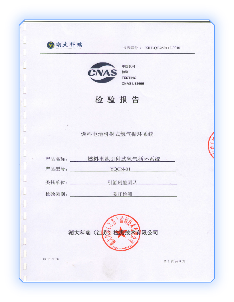 CZTSI test report